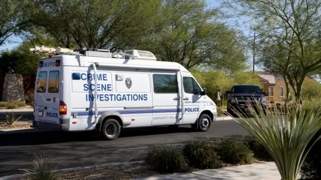 La policía registra la casa de Paddock