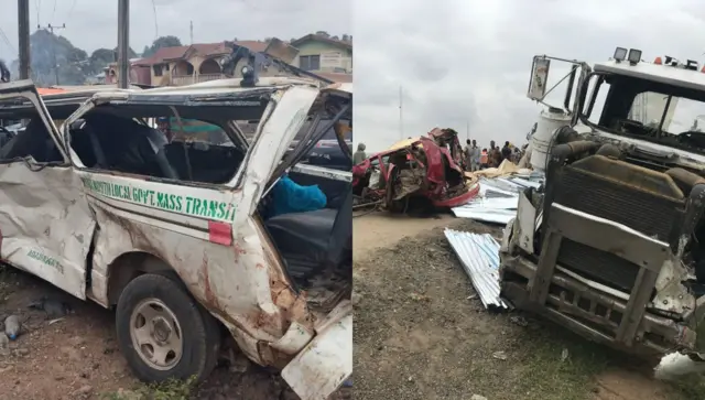 Aworan ijamba ọkọ to waye niluu Ibadan