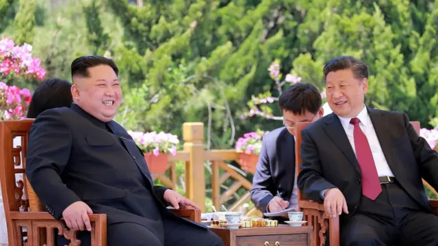 习近平与金正恩