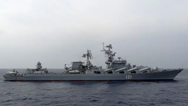 Image shows the Moskva