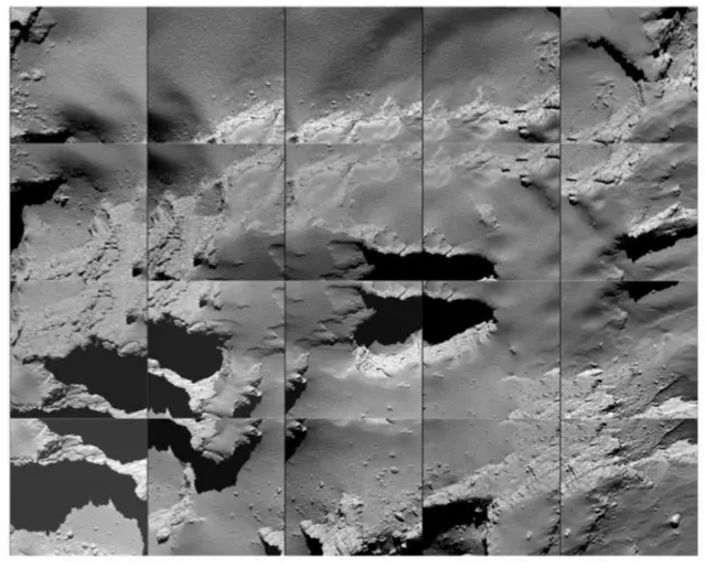 Imagens do cometa 67P