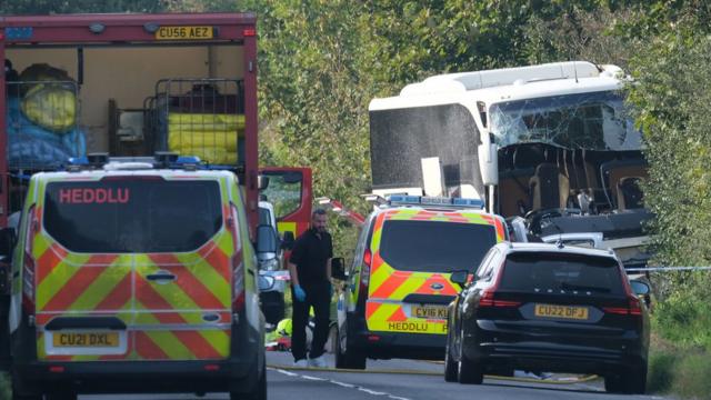 Cleddau Bridge Man killed and coach driver hurt in crash