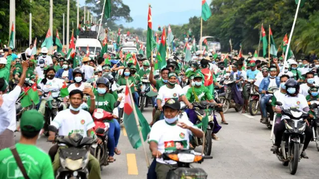 ၂၀၂၀ ရွေးကောက်ပွဲမှာတွေ့ရတဲ့ USDP ဝန်းရံသူတွေ