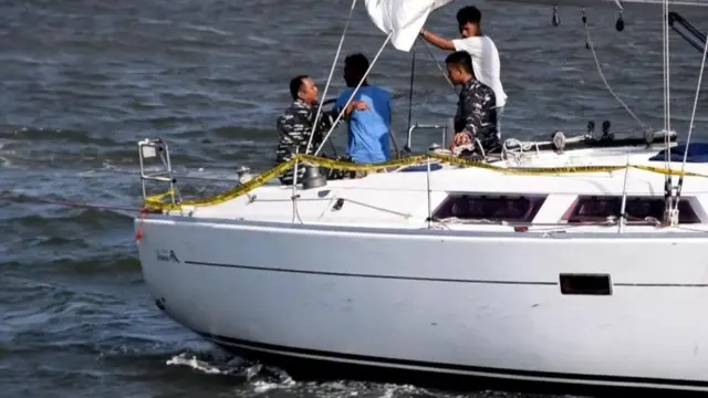 Kapal telah diserahkan ke KSOP Lhoksumawe.