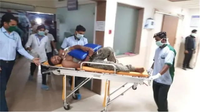 గాయపడిన జవాన్