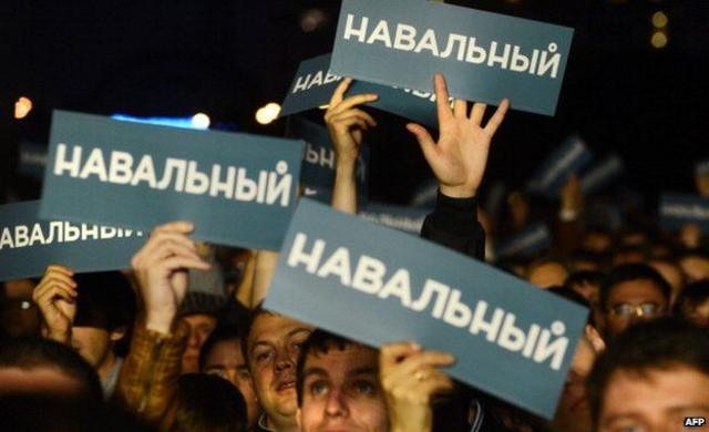 استقبال قابل توجهی از نامزدی آقای ناوالنی در انتخابات شهرداری مسکو در سال ۲۰۱۳ شد