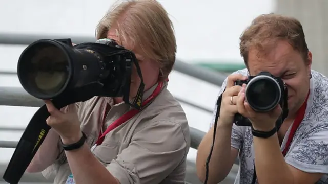 Фотографы агентства Sputnik в России (архивное фото)