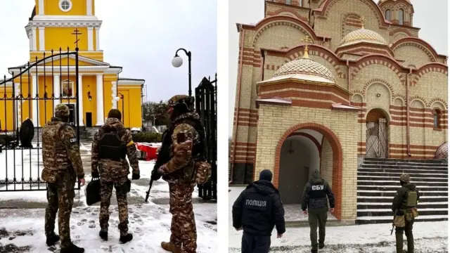 7 грудня СБУ прийшли з обшуками у храми в трьох областях