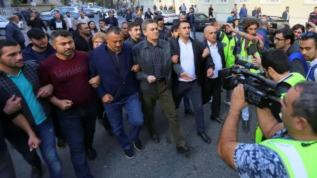 علی کریملی رهبر حزب مخالف جبهه خلق