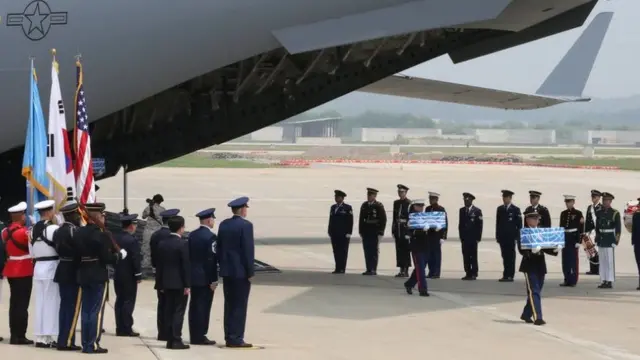 ABD askerlerin naaşları