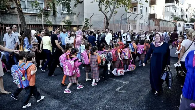 Türkiye'de ilkokul ögrencileri