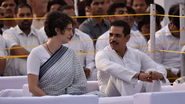 પ્રિયંકા ગાંધી અને રૉબર્ટ વાડ્રા