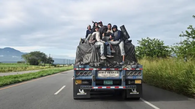 Migrantes venezolanos.