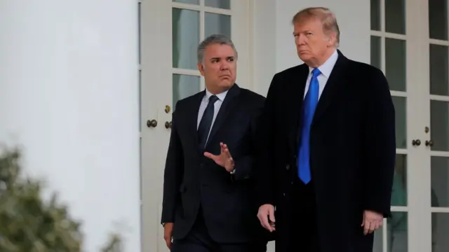 Donald Trump e Iván Duque