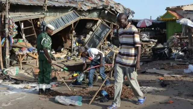 Agbegbe kan nilu Maiduguri lẹyin ikọlu Boko Haram