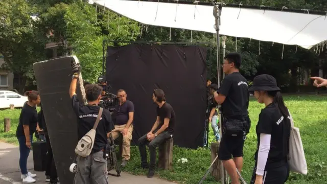 Snimanje filma "Bekstvo iz Beograda"