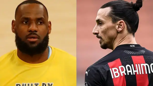 LeBron James ve Zlatan Ibrahimovic