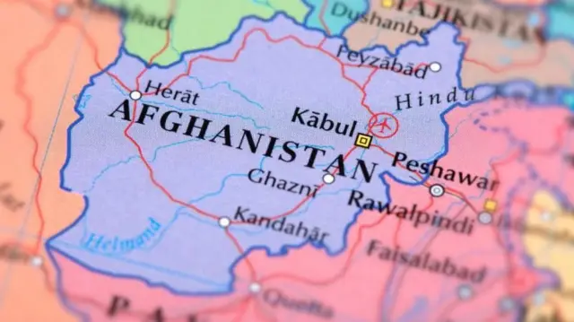 ਅਫਗਾਨਿਸਤਾਨ ਦੇ ਨਕਸ਼ੇ ਵਿੱਚ ਗਜ਼ਨੀ
