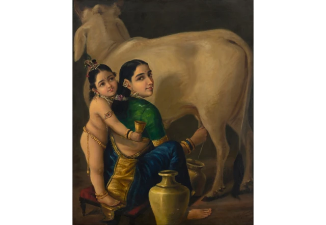 राजा रवी वर्मांच्या 'यशोदा आणि कृष्ण' ला विक्रमी किंमत