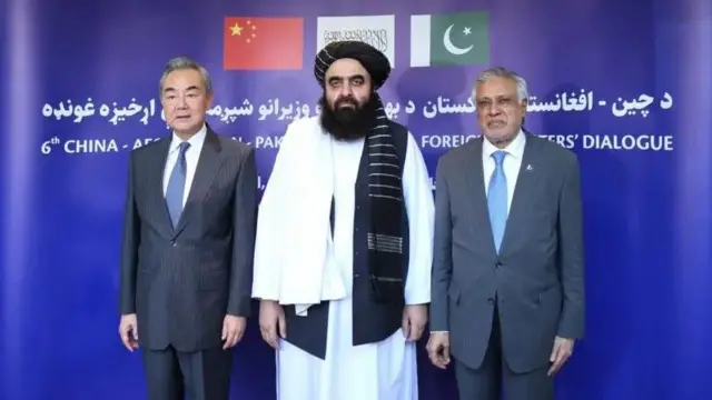 د طالبانو، پاکستان او چین بهرنیو چارو وزیران