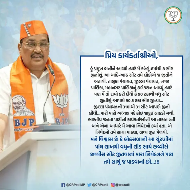 પાટીલ, ગુજરાત ભાજપ અસંતોષ અને પડકાર