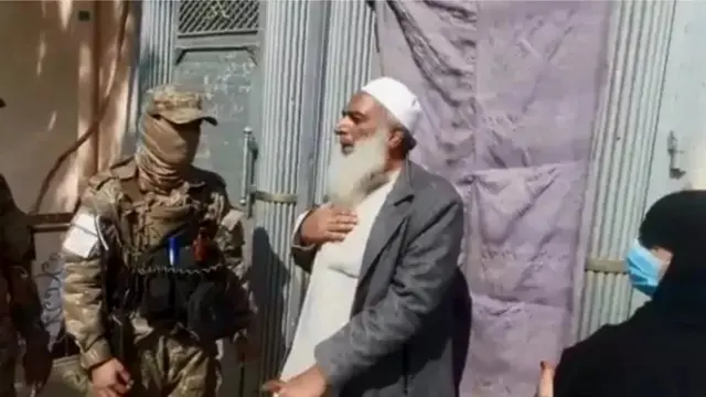 ویدیویی که وزارت داخله طالبان برای جستجوی خانه به خانه نشر کرده است