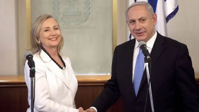 نتن یاہو، ہیلری کلنٹن