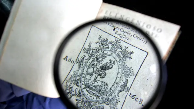 Edición de 1608 de El Quijote.