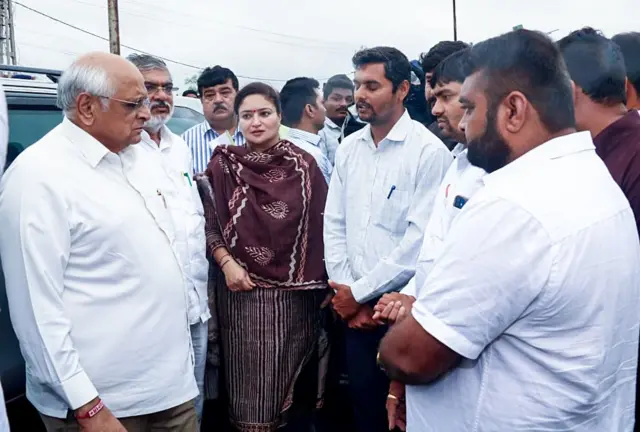 गुजरातचे मुख्यमंत्री भूपेंद्र पटेल