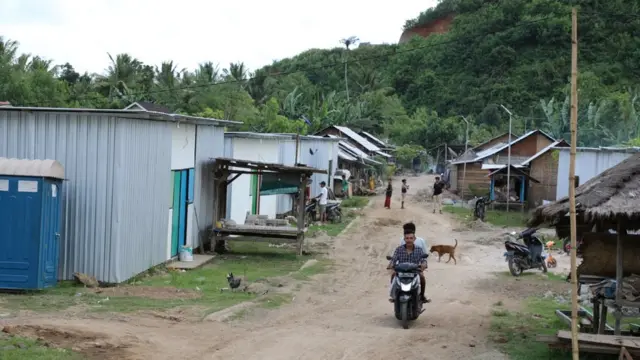 Situasi di lahan relokasi yang disediakan pemerintah dan ITDC seluas 2,5 hektar