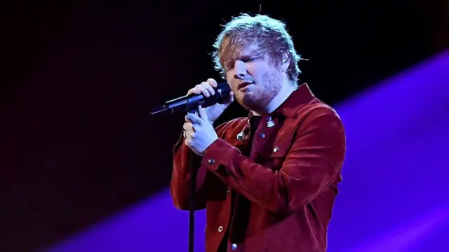 Ед Ширан отримав нагороду Global Success Award