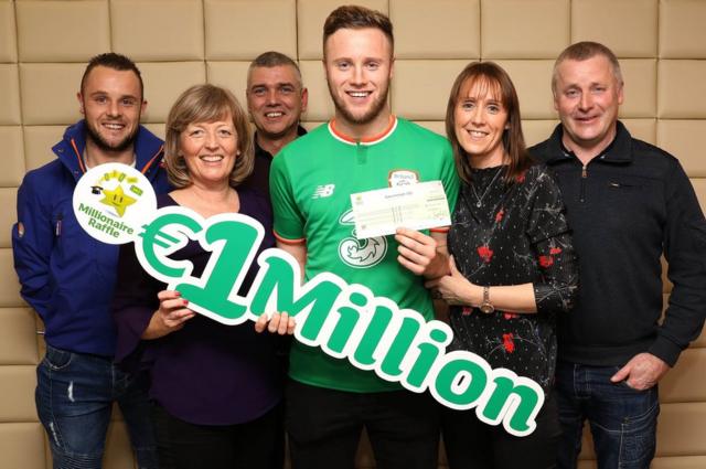 Irish lotto store millionaire raffle