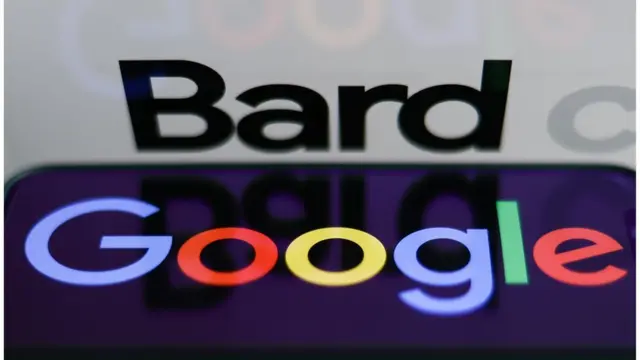 Logos da Bard e do Google