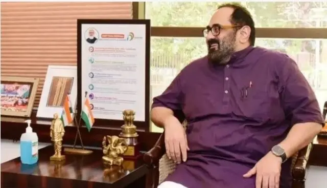 केरल बीजेपी के प्रमुख राजीव चंद्रशेखर (फ़ाइल फ़ोटो) 