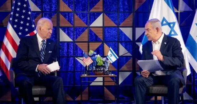 जो बाइडन और नेतन्याहू