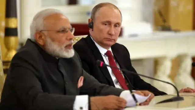 صدر پوتن اور مودی
