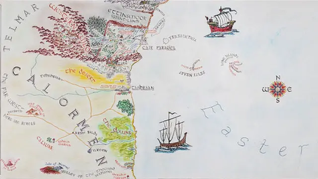 Карта Нарнии