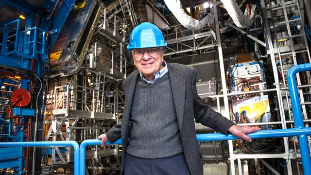 Murray Gell-Mann en el CERN en 2012