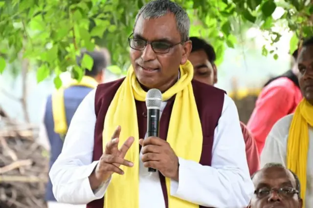 सुहेलदेव भारतीय समाज पार्टी के प्रमुख ओपी राजभर.