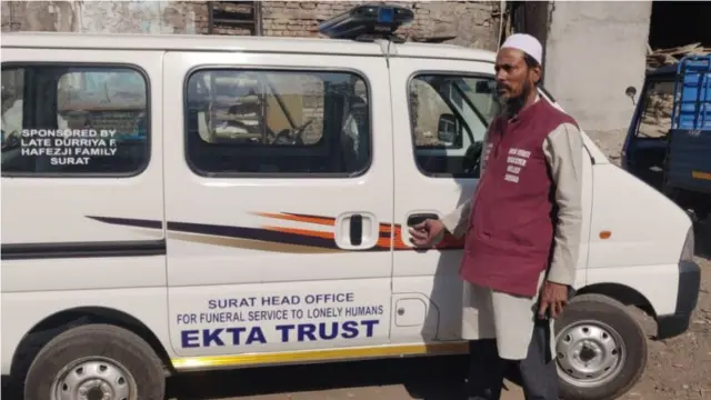 Mr Malabari has been an undertaker for 30 years