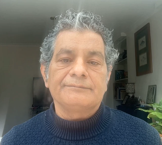 ਸੀਨੀਅਰ ਪੱਤਰਕਾਰ ਅਤੇ ਲੇਖਕ ਮੁਹੰਮਦ ਹਨੀਫ਼ ਦੀ ਤਸਵੀਰ