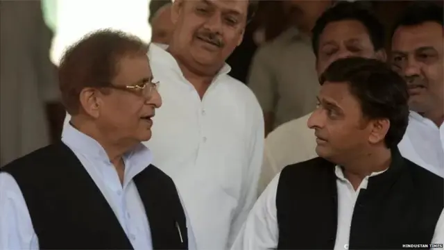 आज़म ख़ान और अखिलेश यादव