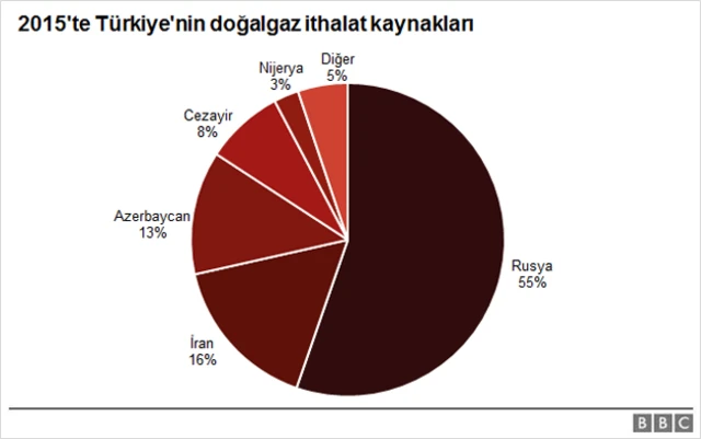 Türkiye'nin doğalgaz ithalatı