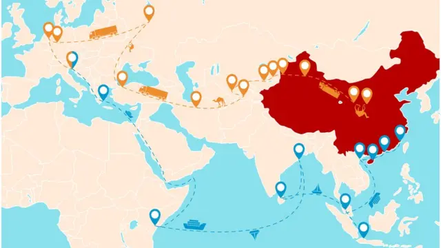 Çin'in Yol ve Kuşak İnisiyatifi yeni yatırımlarla güçlendirilmiş kara ve deniz bağlantıları hedefliyor