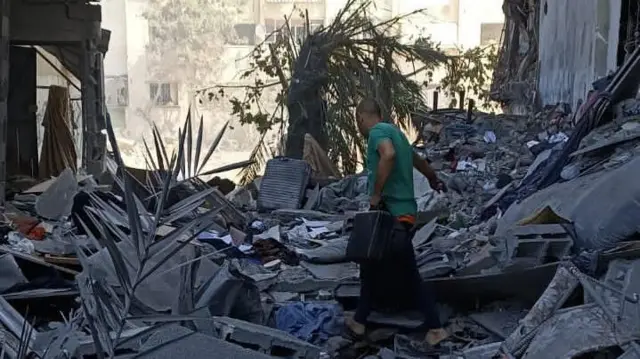 Gaza rubble