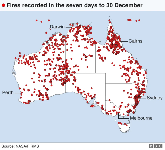 Australia bush fire 2019
