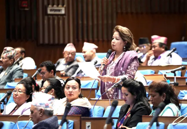 कांग्रेस सभापति देउवा पत्नी आरजु राणा 