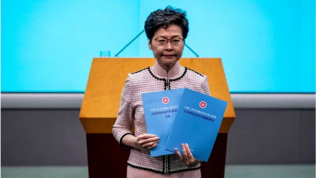 Bà Carrie Lam xuất hiện hôm 16/10/2019