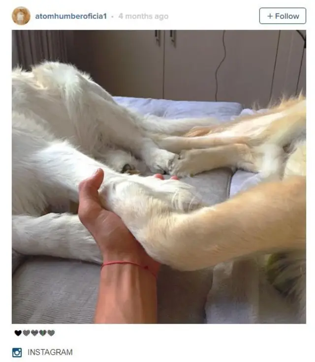 Alexis Sánchez en Instagram