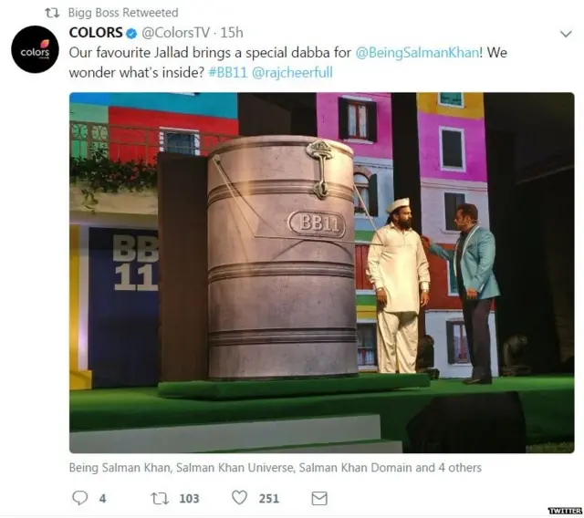सलमान खान, बिग बॉस, कलर्स, टीवी